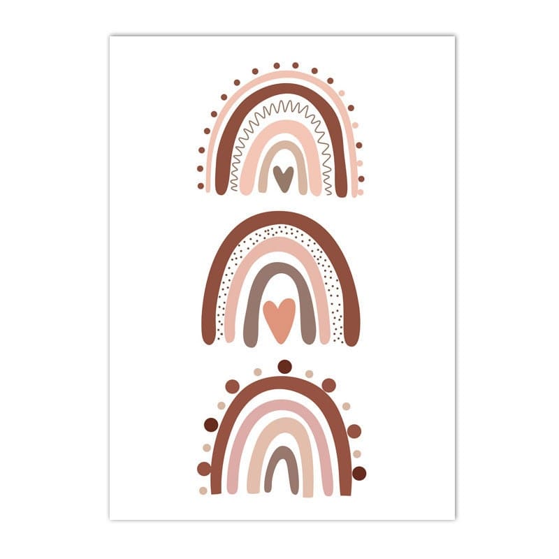 Poster Kinderzimmer Buchstaben Alphabet Boho · Kinderzimmer Bilder · Wand Deko · Kunst Druck · Deko Print · ohne Rahmen