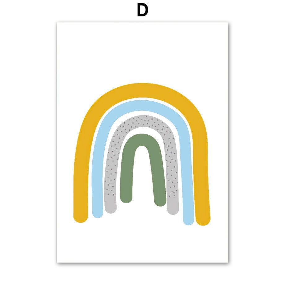 Poster Kinderzimmer Dschungel Tiere Alphabet · Kinderzimmer Bilder · Wand Deko · Kunst Druck · Deko Print · ohne Rahmen