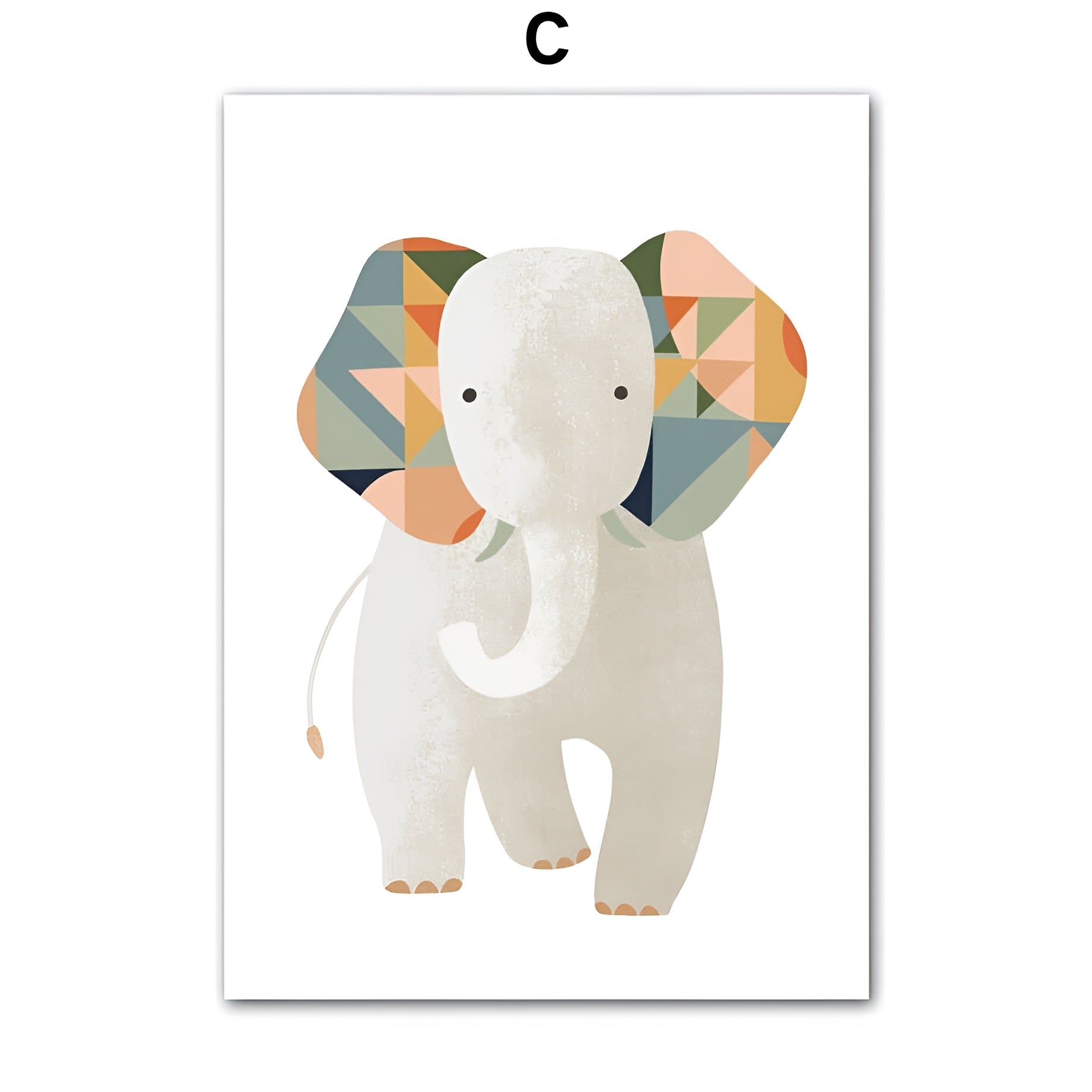 Poster Kinderzimmer Dschungel Tiere · Kinderzimmer Bilder · Wand Deko · Kunst Druck · Deko Print · ohne Rahmen