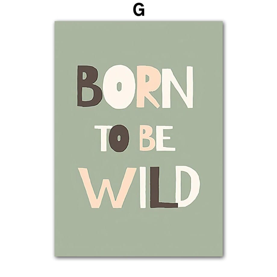 Poster Kinderzimmer Dschungel Tiere · Kinderzimmer Bilder · Wand Deko · Kunst Druck · Deko Print · ohne Rahmen