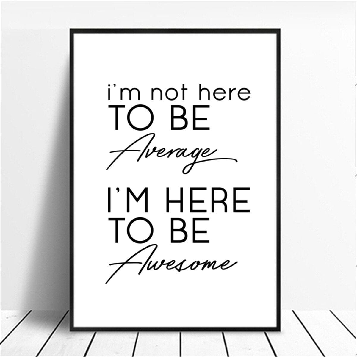 Poster Motivation Zitate · Wandbilder Wohnzimmer & Schlafzimmer · Deko Print Bilder · ohne Rahmen