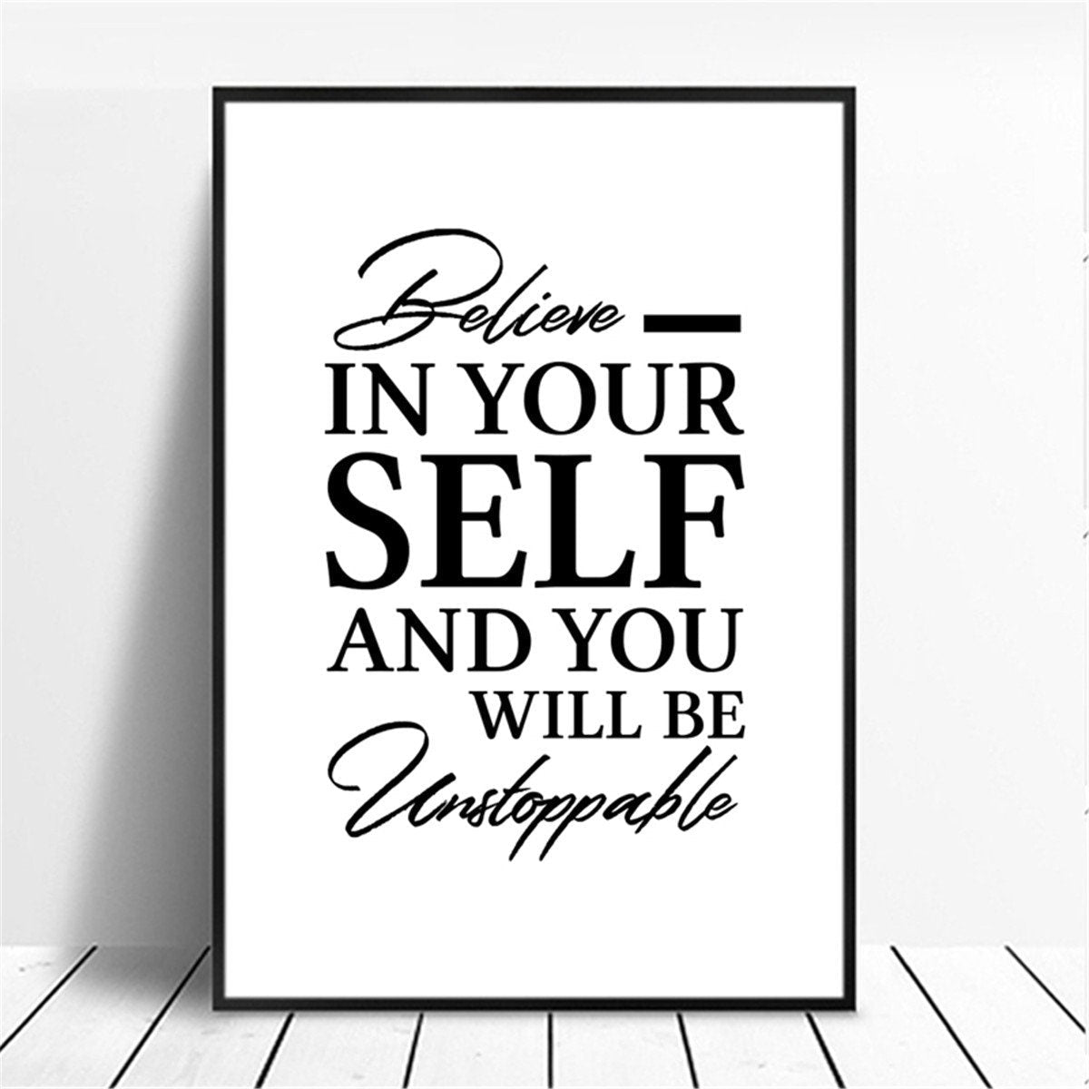 Poster Motivation Zitate · Wandbilder Wohnzimmer & Schlafzimmer · Deko Print Bilder · ohne Rahmen